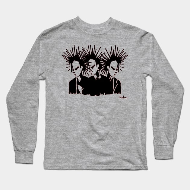 Punk Gang in Black by Blackout Design. Long Sleeve T-Shirt by Blackout Design